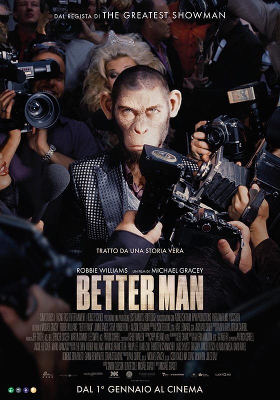 Better Man, il film sulla vita di Robbie Williams