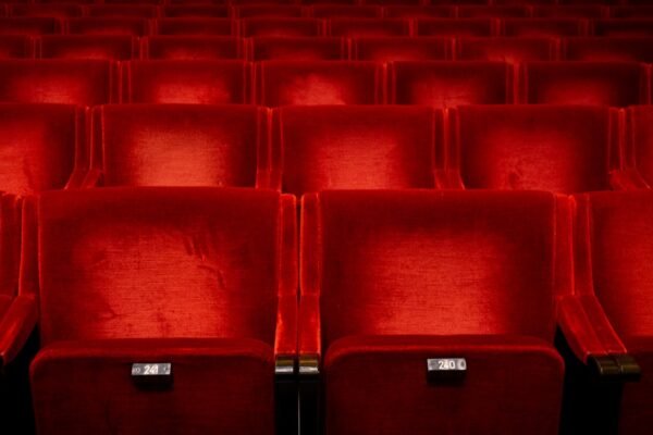 red chairs with no people