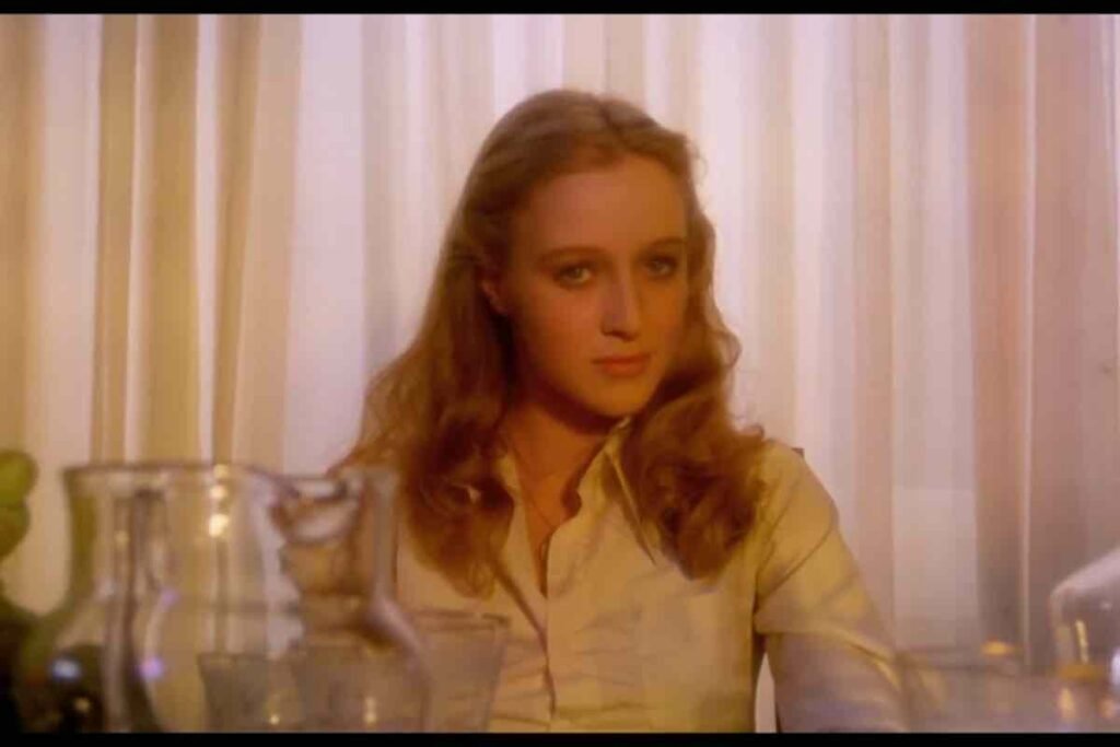 Eleonora Giorgi in una scena del film italiano Appassionata (1974)