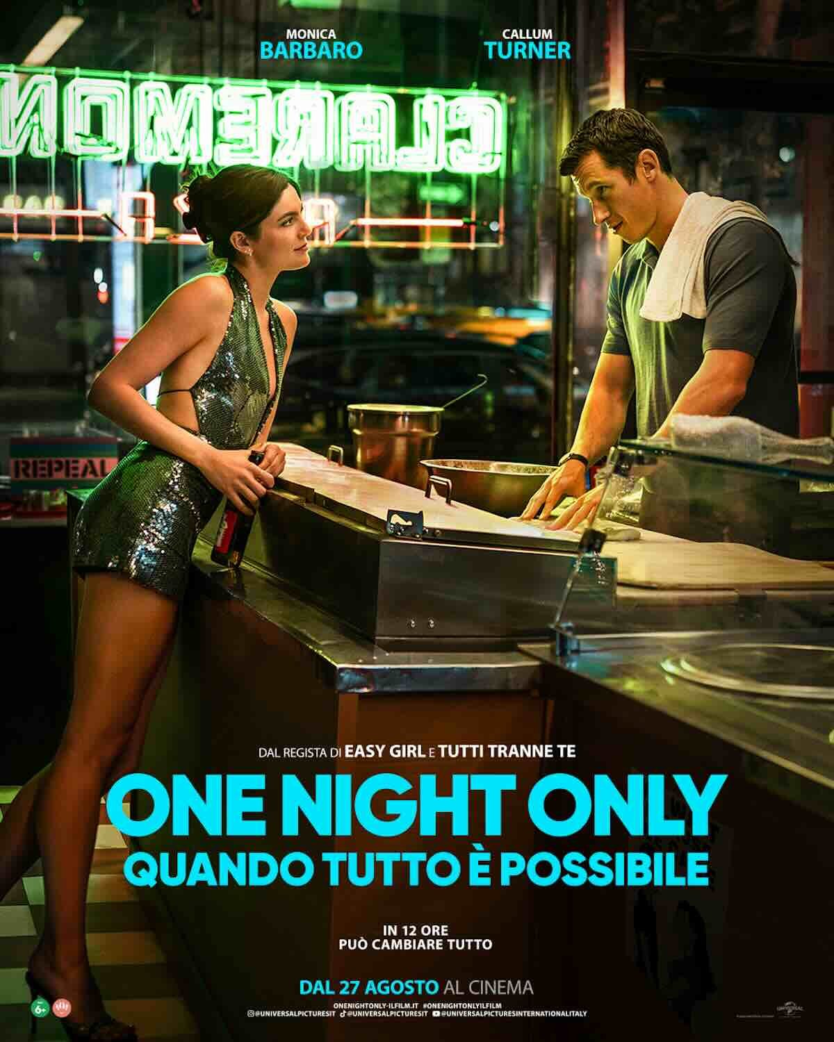 One Night Only, quando tutto è possibile, il poster