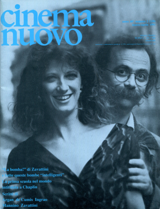 Copertina storica della rivista Cinema Nuovo di Guido Aristarco\